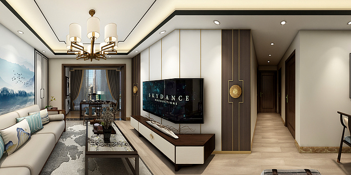 桂丽设计19994658661-碧桂园郑总新中式6.15-装修设计方案