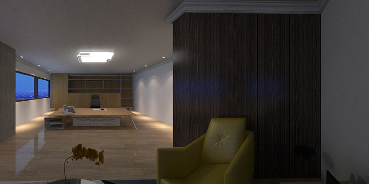 王i沐沐-518办公室-装修设计方案