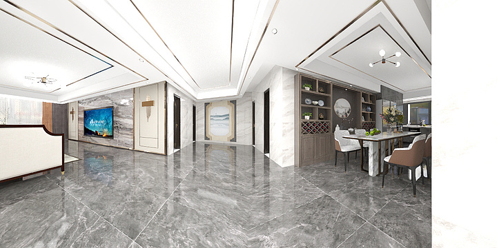 墨丨波澜设计-天骄嘉园-装修设计方案