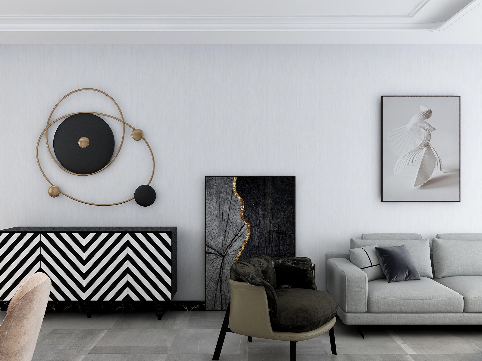 跑跑不要跑-长虹百花沁苑126.20㎡-装修设计方案