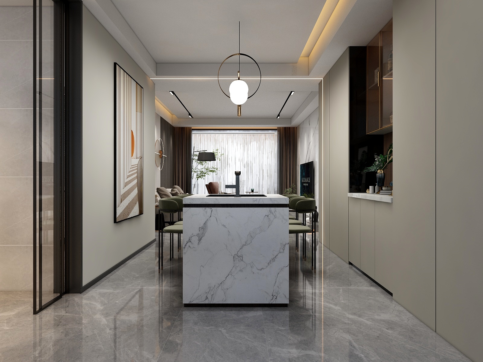 博颂雅装饰_-春天里120平轻奢-装修设计方案