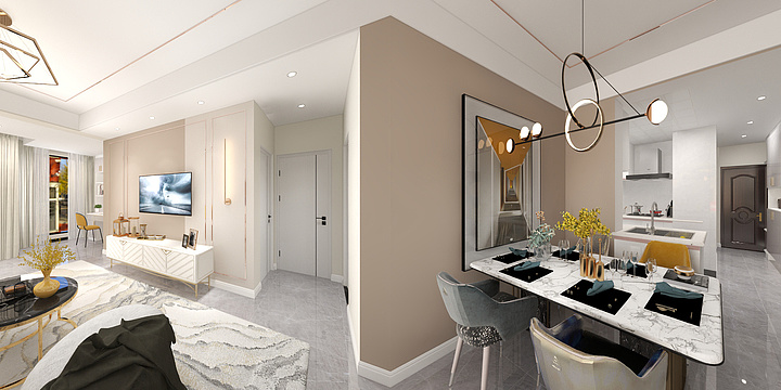 杨晓丽0557-利州公馆91-现代轻奢-装修设计方案