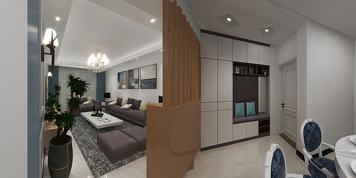 梦开始的地方Dream-石江景苑10-3-1701-装修设计方案