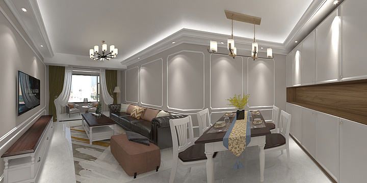 和家装饰高婷婷-金地阳光2-1-1302版1-装修设计方案