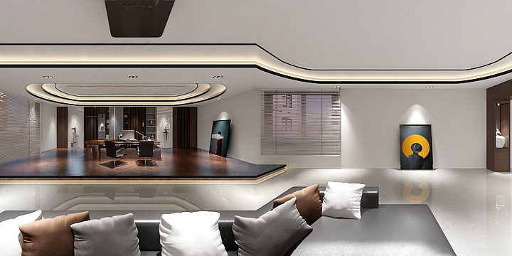 木语阁-展厅办公楼-装修设计方案