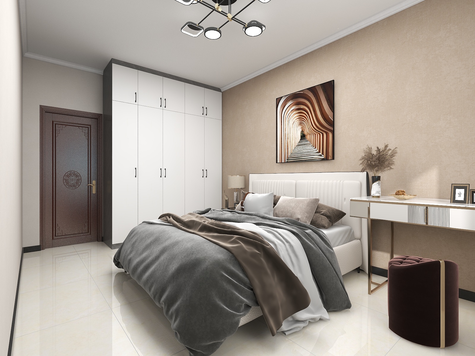 赫本空间设计装饰-桂花苑平面-副本-装修设计方案