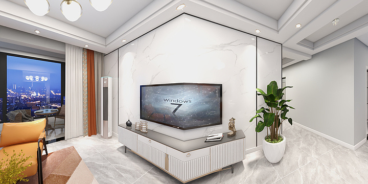 设计师龚工-锦上花A1-2003廖府住宅效果图-装修设计方案