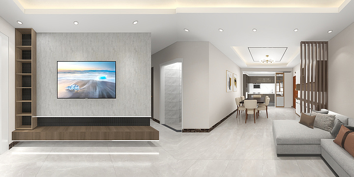 莫凡装饰工程-新天紫云首府-3栋1601-装修设计方案