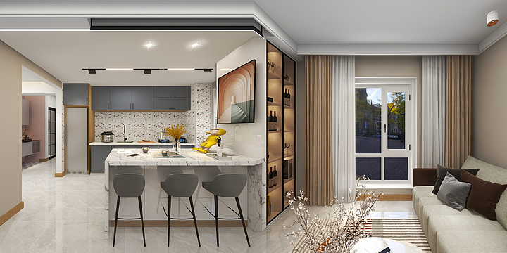 Devin呉-通州阿尔法B区-装修设计方案