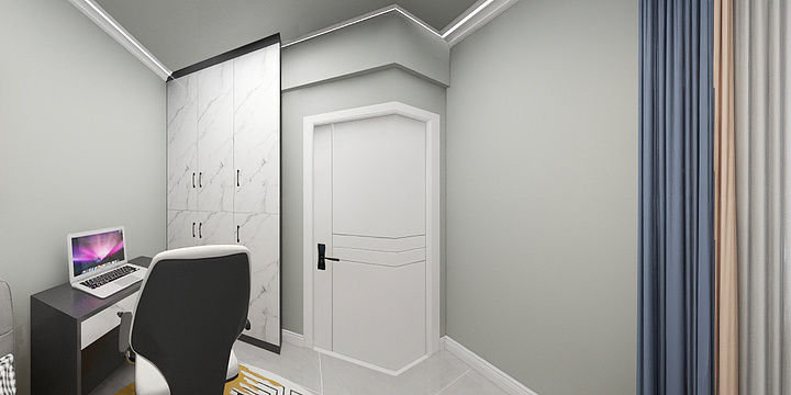 西部建材城一耐得全屋定制-永威城-装修设计方案