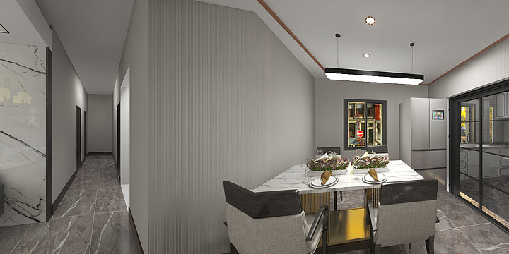 多宝668-清凉云晖125㎡-装修设计方案