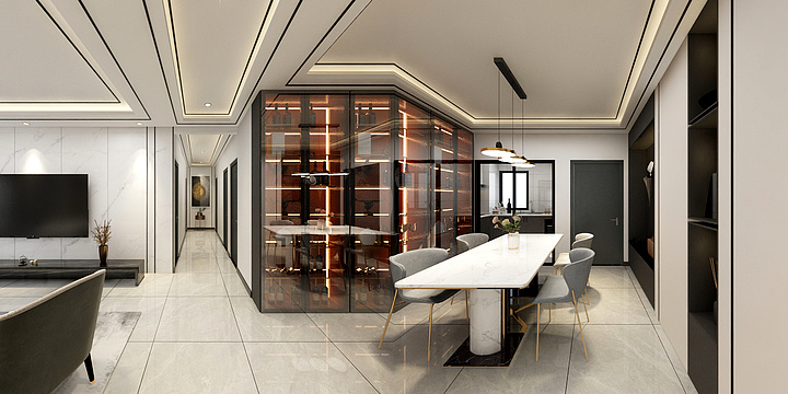 俗世中的旅客-碧桂园CBD王总-装修设计方案