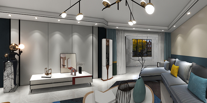 泰安亿豪装饰-贵和文苑4-3-801-装修设计方案