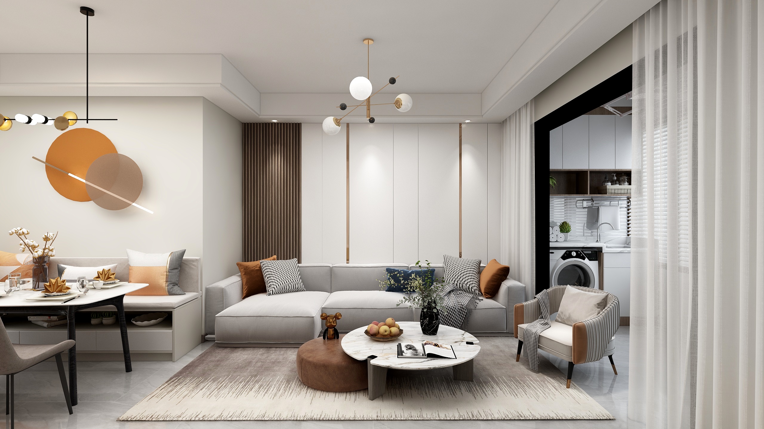 锦尚集品-银杏里86平-轻奢装修效果图