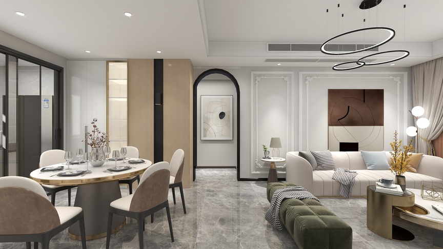 designer张小羽-冠城蓝湖庭-简约-副本装修效果图