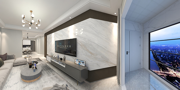 心如止水Cggs-石家庄新乐金域华府2单元702-装修设计方案