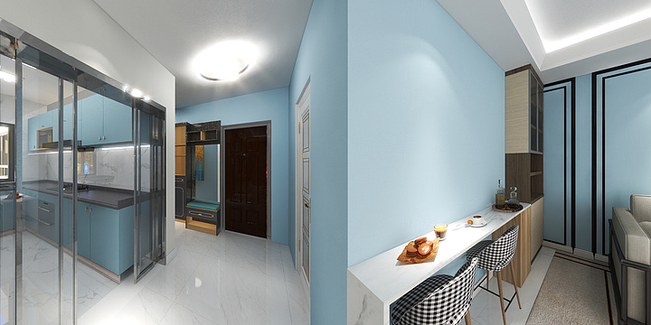 北辰临风-兰州资源环境职业技术学院西校区教师周转公寓A-装修设计方案