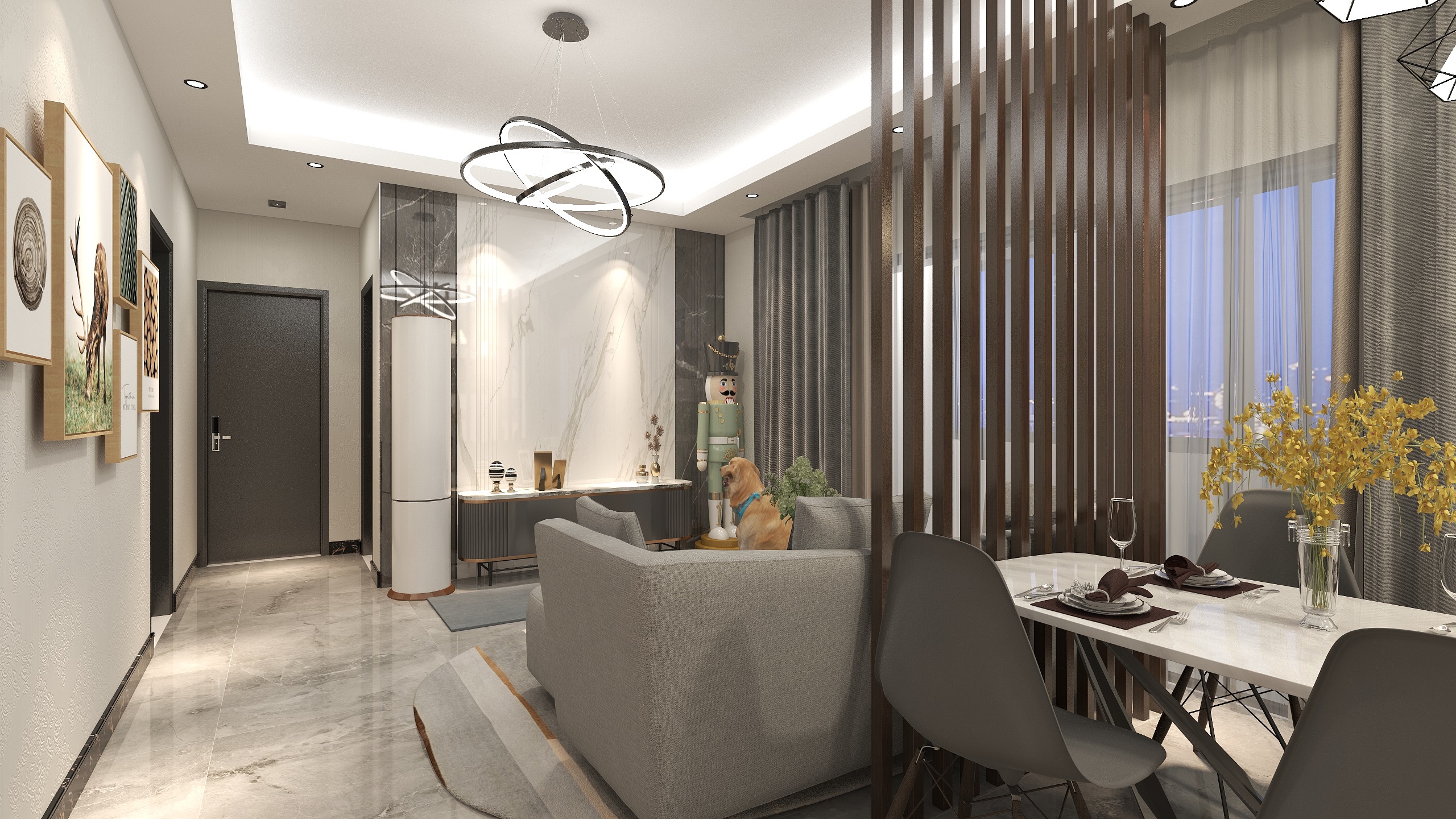 张亚浩-瑞和园89.50㎡B户型3室2厅1卫-装修设计方案