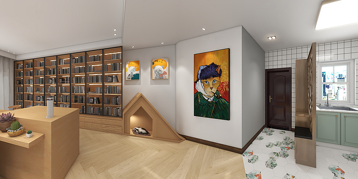 小安oc-德信海德公园83.00㎡A2’3室2厅1卫1厨-装修设计方案