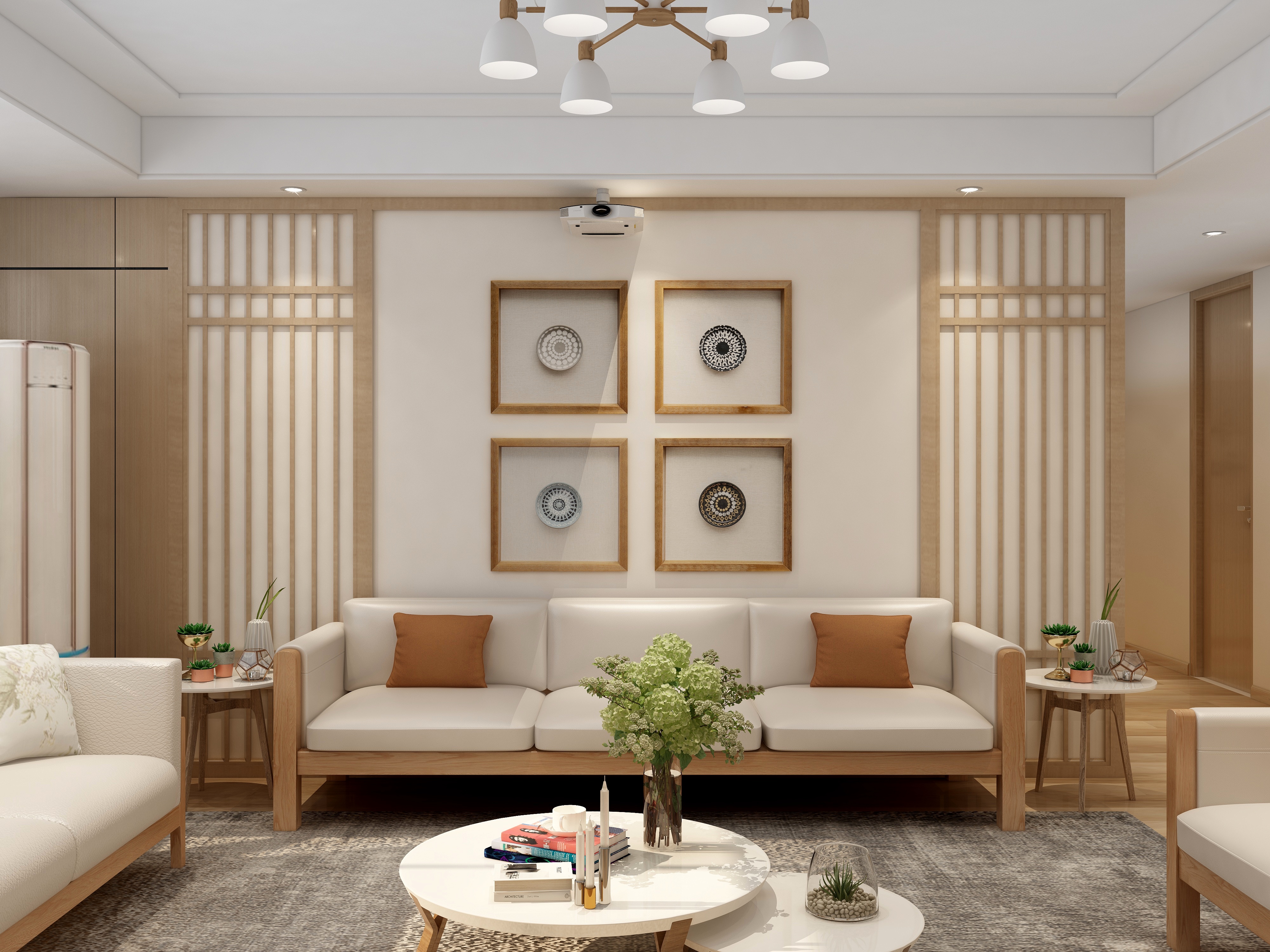 李青越-150方日式原木三居室lrx装修效果图