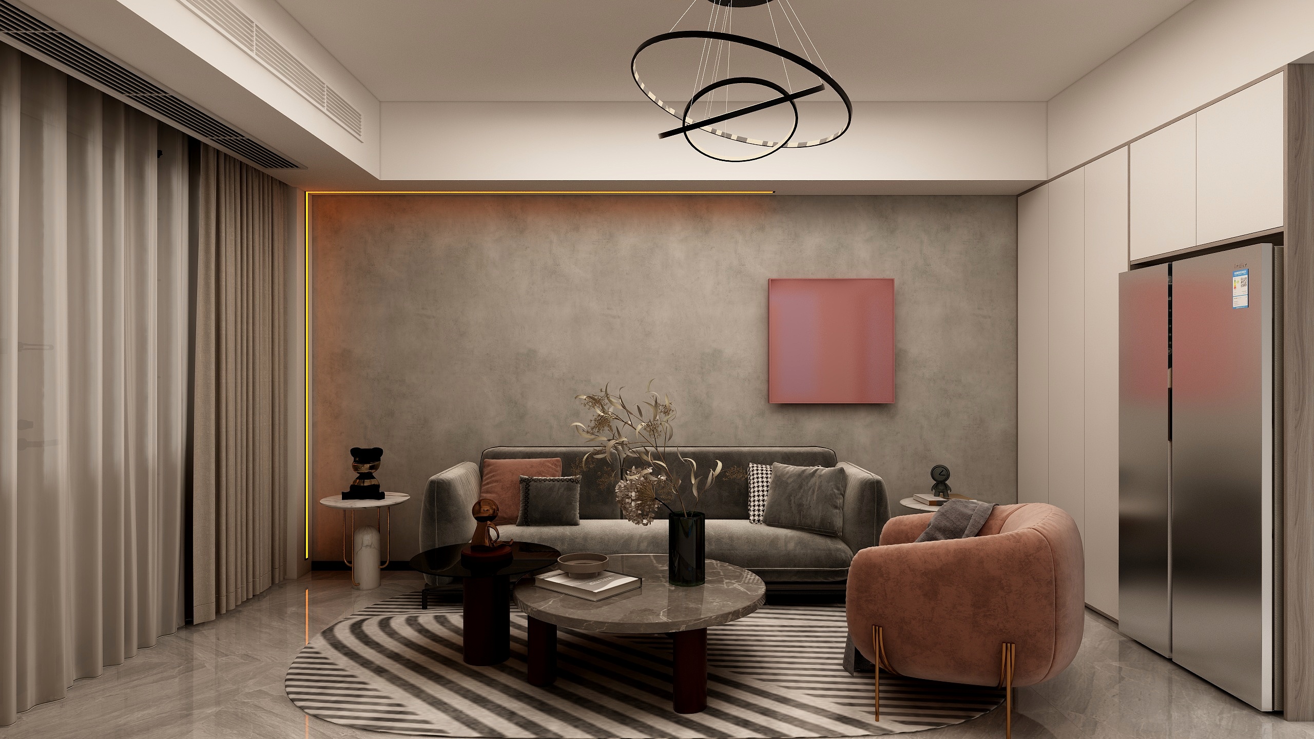 西西德先生-团风御景园现代风-装修设计方案