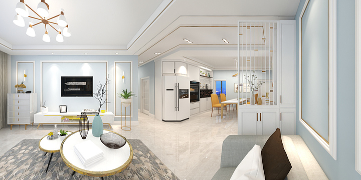 糖蛋蛋-城发绿苑127平米-装修设计方案