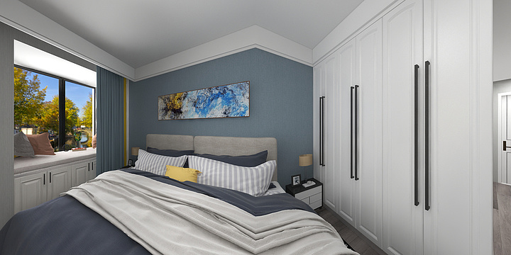 叶俊-【简约设计装饰】书香弘苑A区21-402-装修设计方案