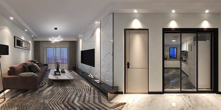 白墨水-绿地效果-装修设计方案