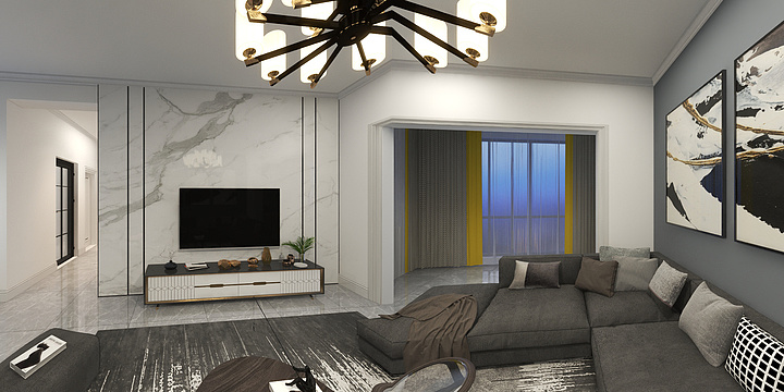 烟雨重楼~-V金山国际9-1202向姐 客服-装修设计方案