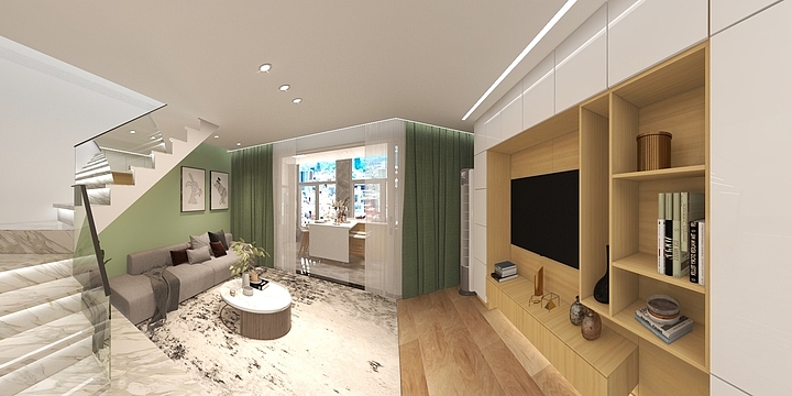 子非龙丶设计-天一玺悦1504-装修设计方案