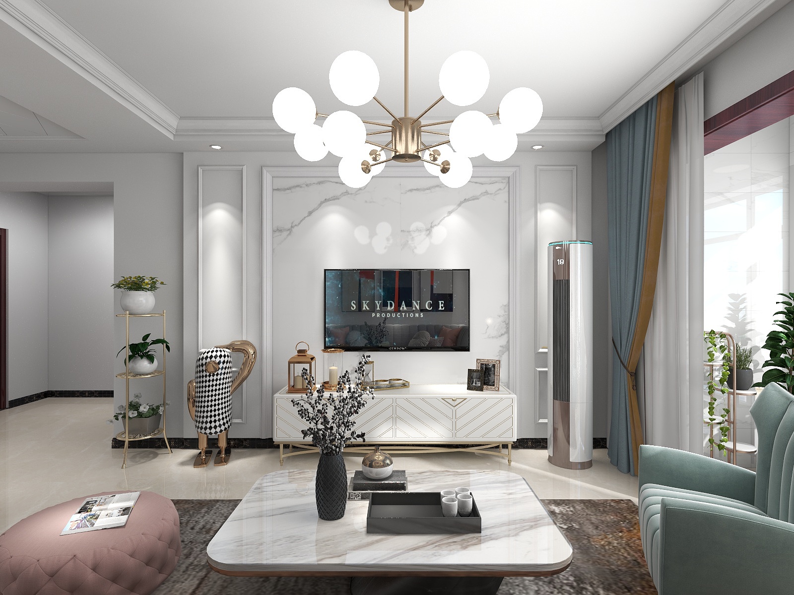 MJYM-两室现代简约-装修设计方案