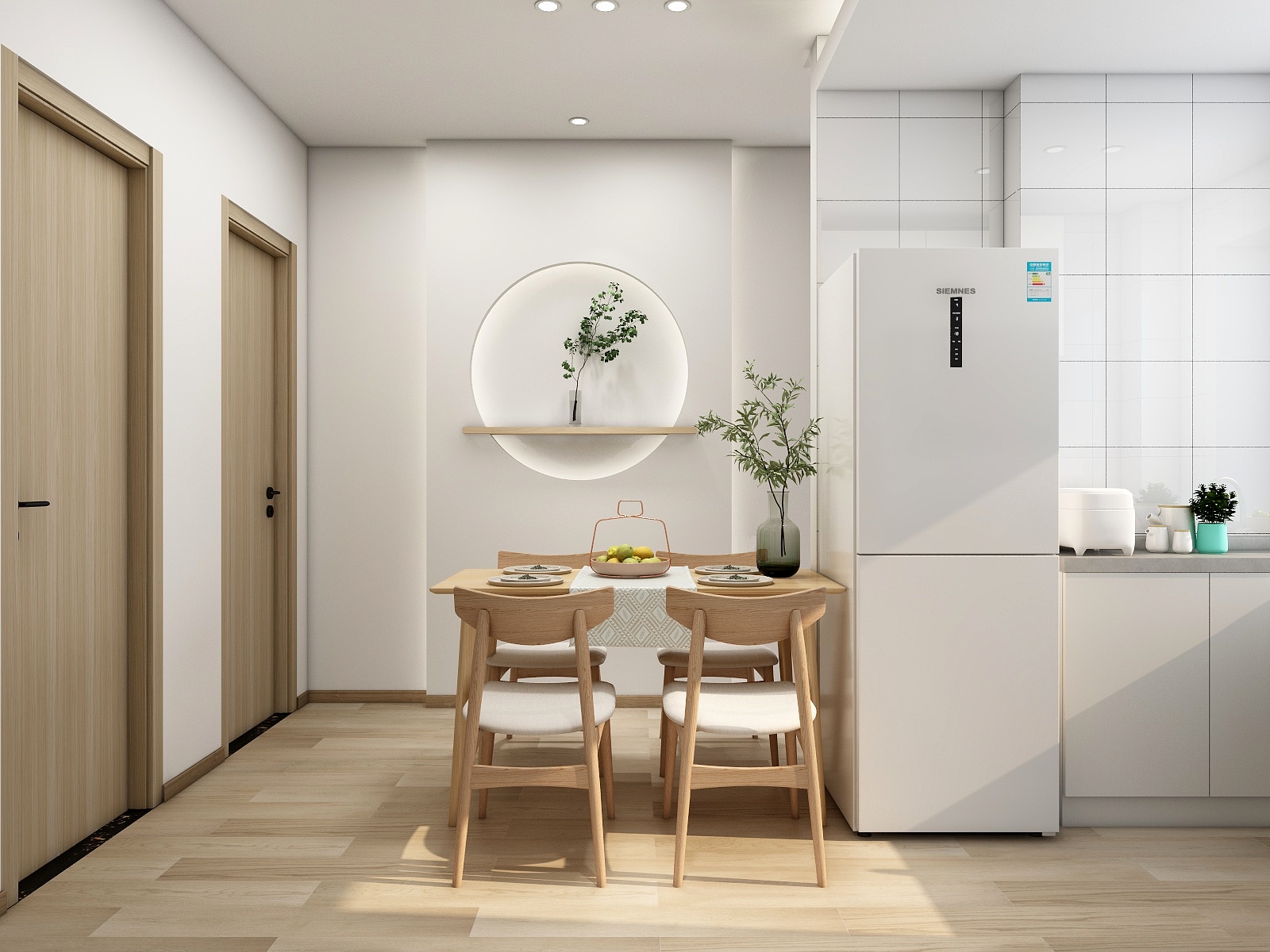 水色设计工作室-白茶清欢|62方日系原木风-装修设计方案