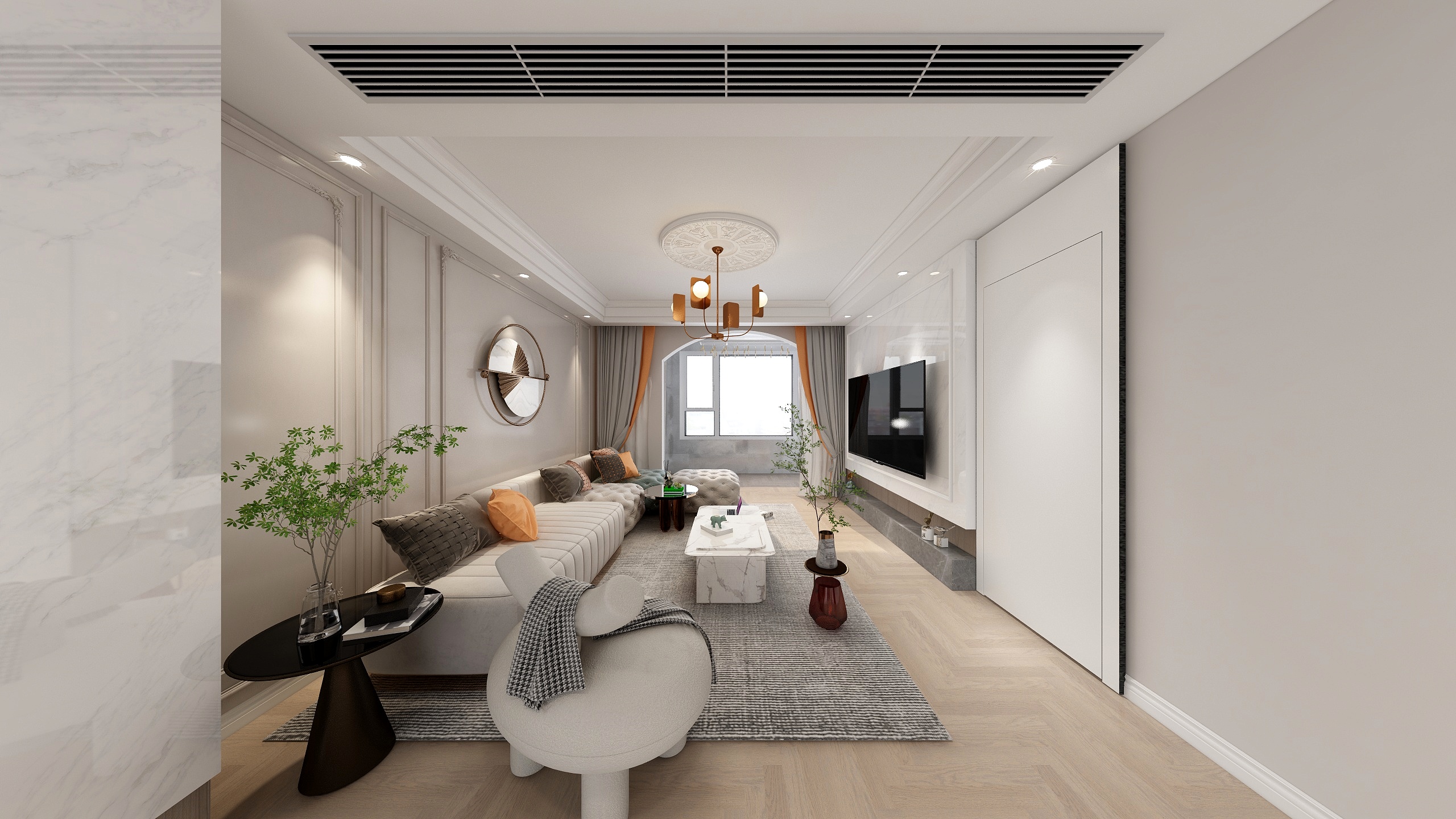 风的颜色1-宏公馆4-401-装修设计方案