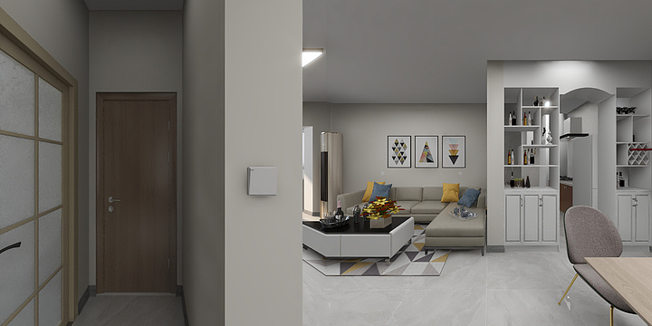 中创空间装饰设计有限公司-今日・麒麟鑫辰-装修设计方案