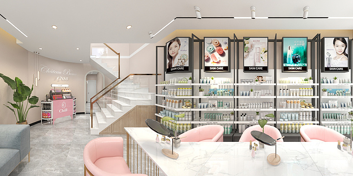 郭梅-美容店-装修设计方案