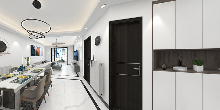 正维度design-如自家装饰-大公馆B11-现代简约-装修设计方案