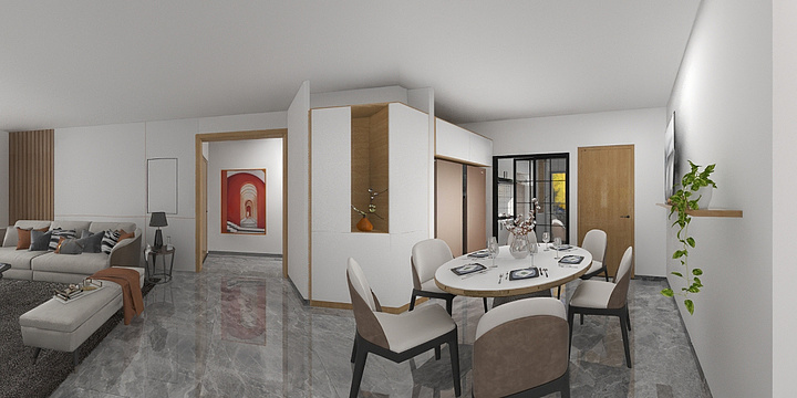 Austin_zzz-恒奥装饰云都会府134平方-装修设计方案