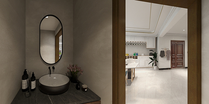 Grey王-王艳强1楼-装修设计方案