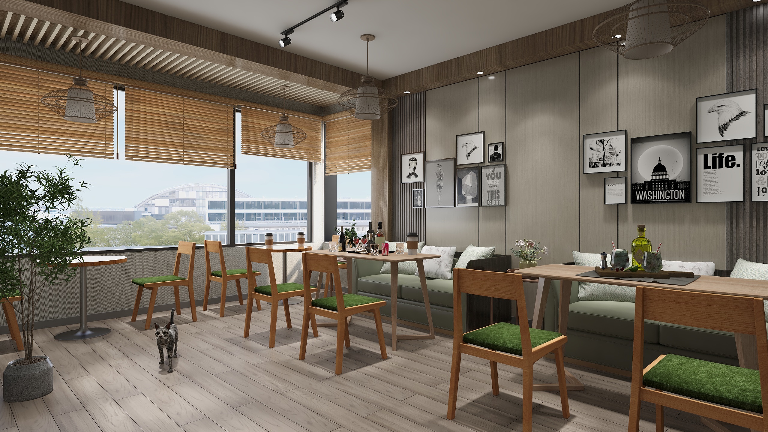 铭瑞装饰设计有限公司-檐下奶茶店-装修设计方案