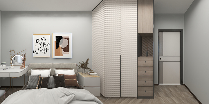 设计李诗茵-滨江一号3-02雅居效果图-装修设计方案