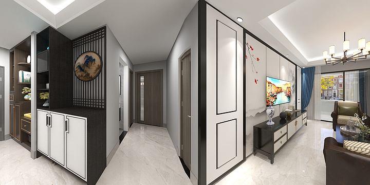 多宝668-富力开远城123-装修设计方案