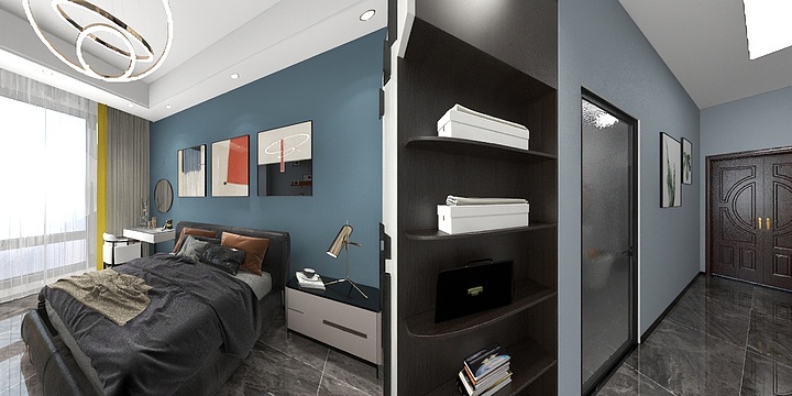 慧丰装饰装修工程有限公司-星光天地1304户型-装修设计方案