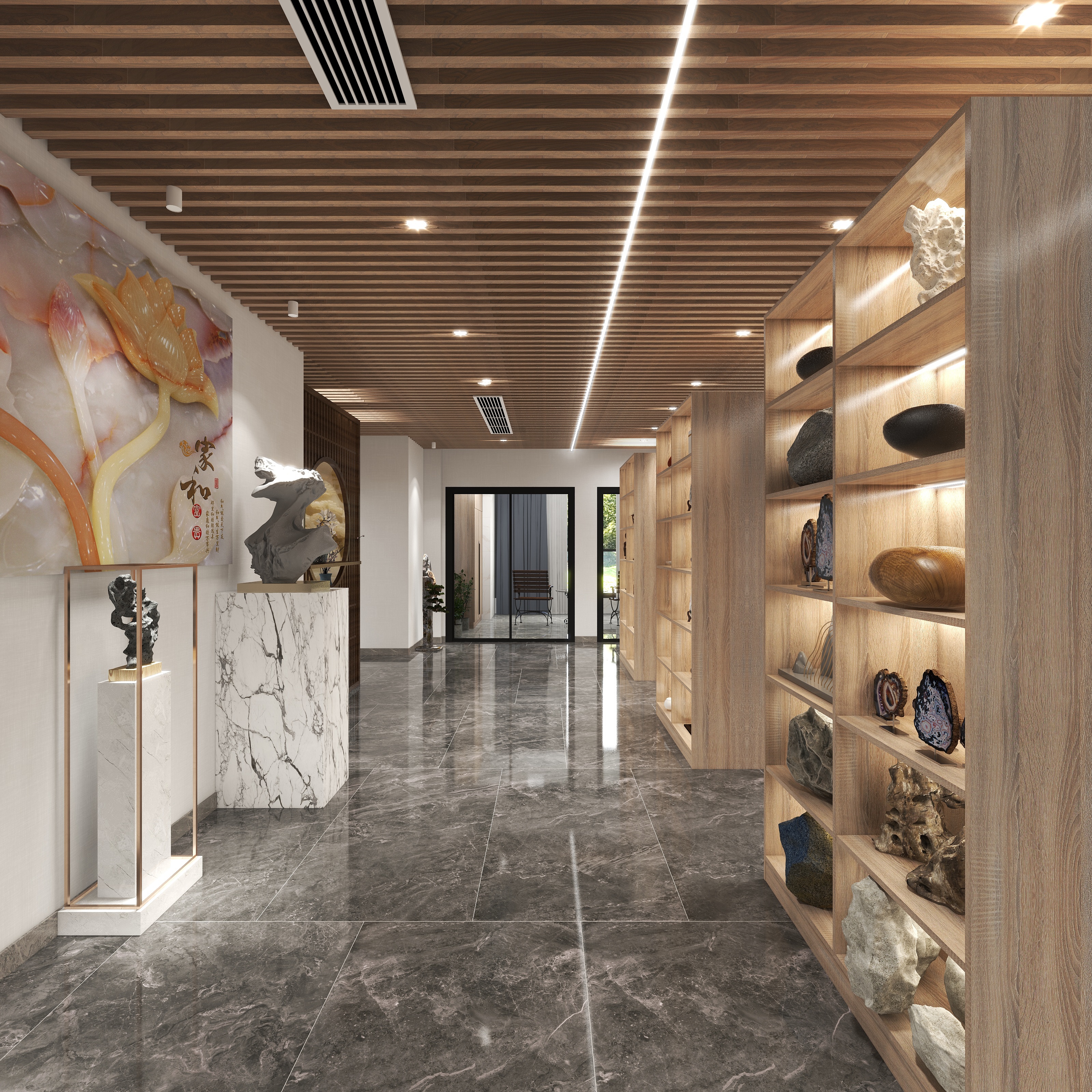 齐空间设计-250方展示.直播室装修效果图