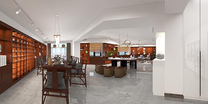 墨书空间设计-韦老师效果图-装修设计方案