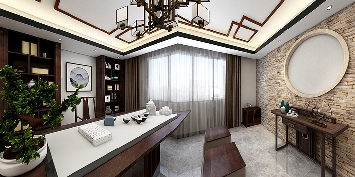 全案定制设计师丶赵引-海韵庭苑地下室-装修设计方案