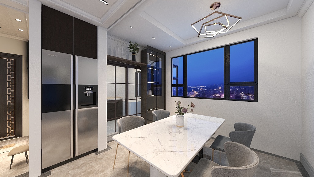 ...效果图..-四室-装修设计方案