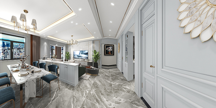 赵志洋-简美轻奢-装修设计方案