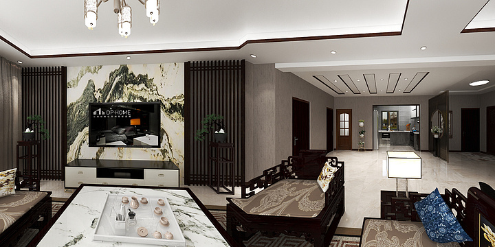 心悦工作室丶王堃-一号院17-2-301胜驰装修-装修设计方案