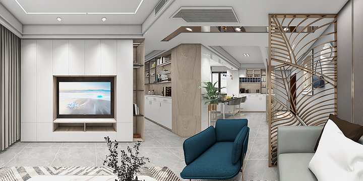 欧歐-璟丰云尚3房户型-装修设计方案