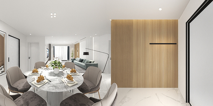 羽墨设计工作室-简约-装修设计方案